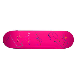 Rosa av 6-åriga Chy Skateboard Bräda 20 Cm