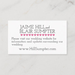 Rosa av  av botemedel för Bröllop webbplats Visitkort