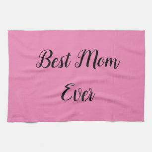 Rosa av bästa mamma någonsin kökshandduk