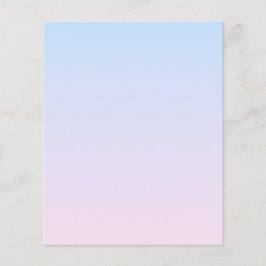 Rosa av blek och bakgrund för blå övertoning flygblad