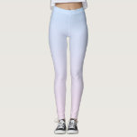 Rosa av blek och bakgrund för blå övertoning leggings<br><div class="desc">Blekens rosa och färg för blå övertoning.</div>