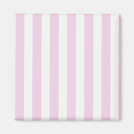 rosa av blek och rand av vitkuterier magnet