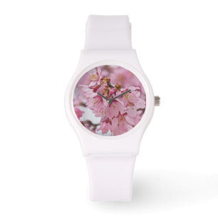 Rosa av Bleken för Blommar av Sakura Cherry Armbandsur