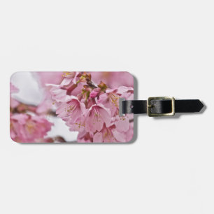 Rosa av Bleken för Blommar av Sakura Cherry Bagagebricka