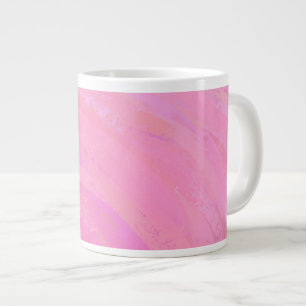 Rosa av bomull Candy Jumbo Mugg