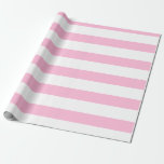 Rosa av bomullsgodis, vitt Vågrät, strimlat Presentpapper<br><div class="desc">Rosa av kandiserier av bomull och vitt Vågrät,  Papper av stripe</div>