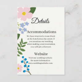 Rosa av Bröllop-kort - blomma Tilläggskort