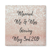 Rosa av Bröllop Monogram Perosnalize-mall