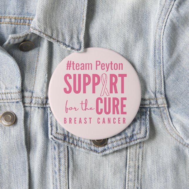rosa av bröstcancer anpassningsbar personlig  Butt Knapp (In Situ)