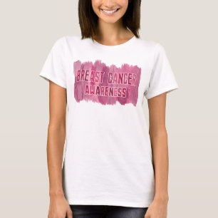 rosa av bröstcancer färg-medvetandeöverlevnad t shirt