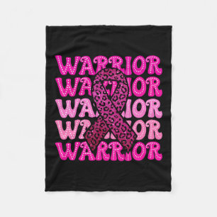 Rosa av bröstcancermedvetandegrad Ribbon Rosa O Fleecefilt