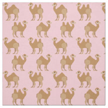 Rosa av Camels Print Fabric