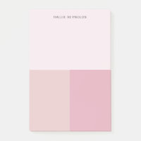 Rosa av Colorblock Monogram Pastel Blek