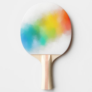 Rosa av den moderna blå Lila Gult Grönt Red Rainb Pingisracket