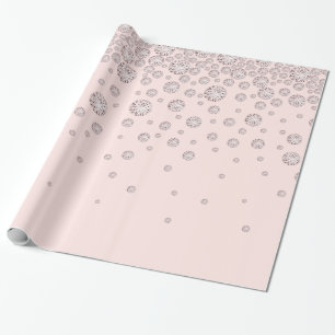  rosa av diamanter från ro guld presentpapper