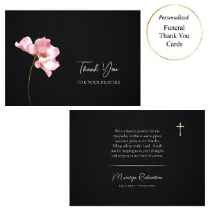 Rosa av eterisk Elegant Flower Orthodox Funeral Tack Kort
