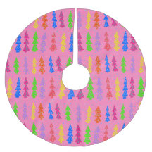 Rosa av färgad Julgran-popkonst