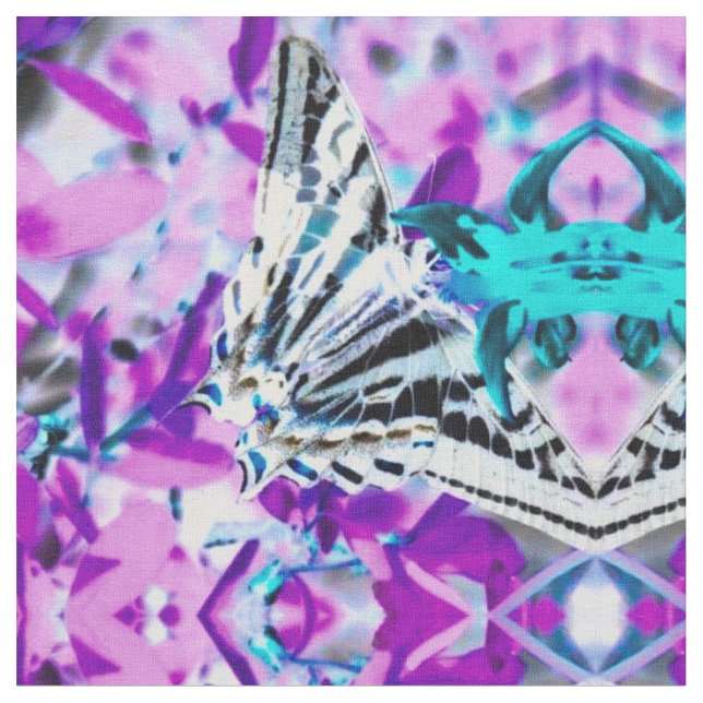 Rosa av fjäril tyg (Närbild)