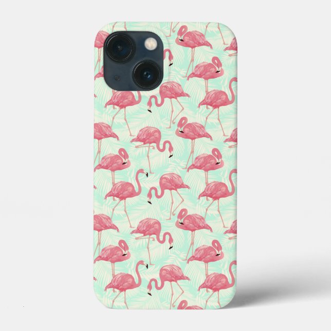 Rosa av Flamingo-mönster för Chicens Elegant (Baksida)