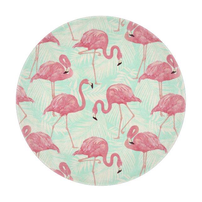 Rosa av Flamingo-mönster för Chicens Elegant (Framsidan)