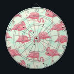 Rosa av Flamingo-mönster för Chicens Elegant Darttavla<br><div class="desc">Rosa av Flamingo Pattern Bakgrund för Preppy Chic Elegant.</div>
