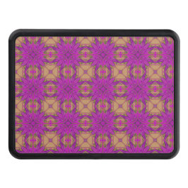 Rosa av flytande konst Lila Orange  Dragkroksskydd