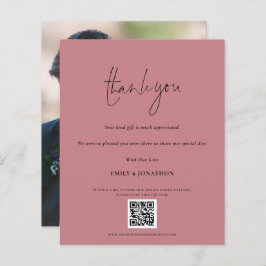 Rosa av foto med Bröllop i QR-kod för budgetskript