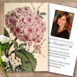 Rosa av funktionsförlust Hydrangea Prayer Sympathy Visitkort