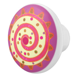 Rosa av godis och kakor knopp