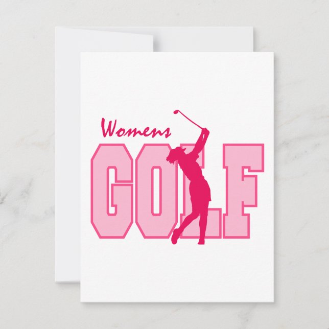 Rosa av golfplattor för kvinnor (Framsida)