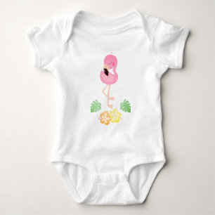 Rosa av grovfärgen Flamingo-vattenfärg T Shirt