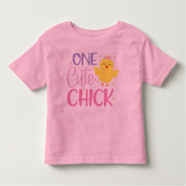 Rosa av Gulten  i en kute Chick - modern T Shirt