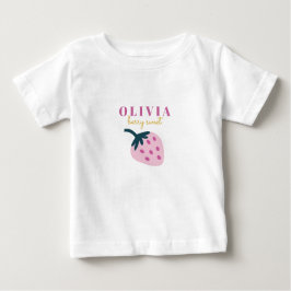 Rosa av jordgubbar t shirt