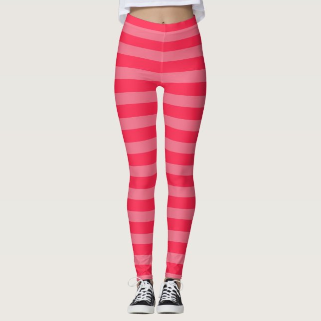 Rosa av jordgubbsbär Valentine Halloween Costume R Leggings (Framsida)