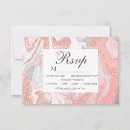 rosa av korall från ro glitter 16 OSA, sockermarmo OSA Kort