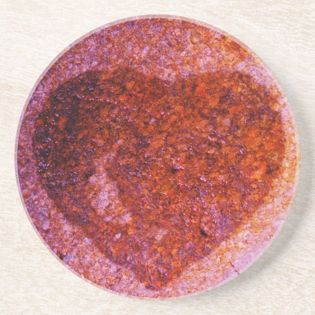 rosa av korall underlägg sandsten (Framsidan)