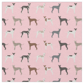 rosa av kursivt greyhound-tyg tyg