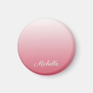 rosa av lax i personlig, övertoning, ombre magnet