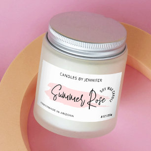 Rosa av ljus för Elegant av av feminin Rektangulärt Klistermärke