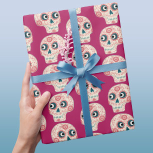 Rosa av Magentan Day of the dead Presentpapper