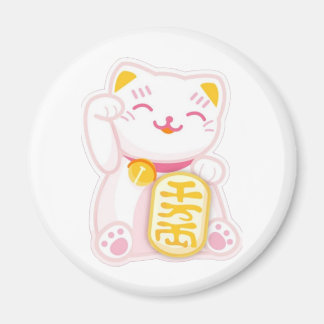 rosa av maneki neko magnet