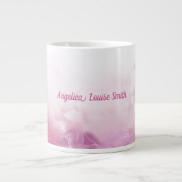 Rosa av marmor för Jumbo Sips Jumbo Mugg