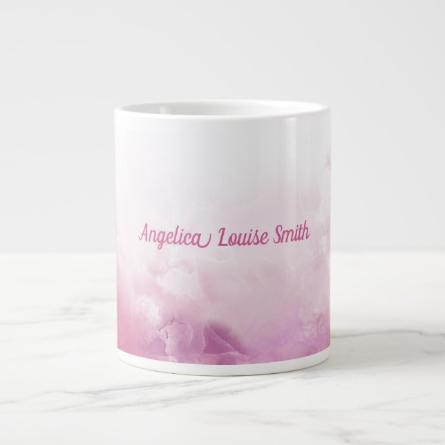 Rosa av marmor för Jumbo Sips Jumbo Mugg (Framsidan)