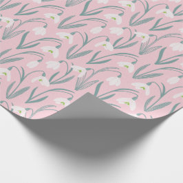 Rosa av matvedsnäckor presentpapper