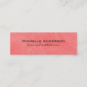 Rosa av minimal Contemporary Mini Visitkort
