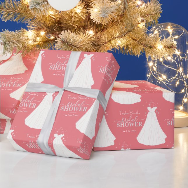 Rosa av Möhippa med lång tryckning Presentpapper (Helgdagar)