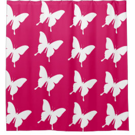 Rosa av monarch butterflies