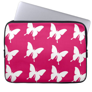 Rosa av monarch butterflies laptop fodral
