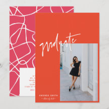 Rosa av Orange -Trendig-skript Photo Studenten