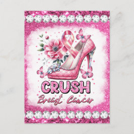 Rosa av överlevnad för bröstcancermånaden vykort